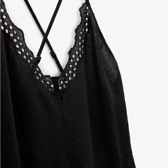 Zara Voluminous Cotton Dress New - Picture 5 of 9